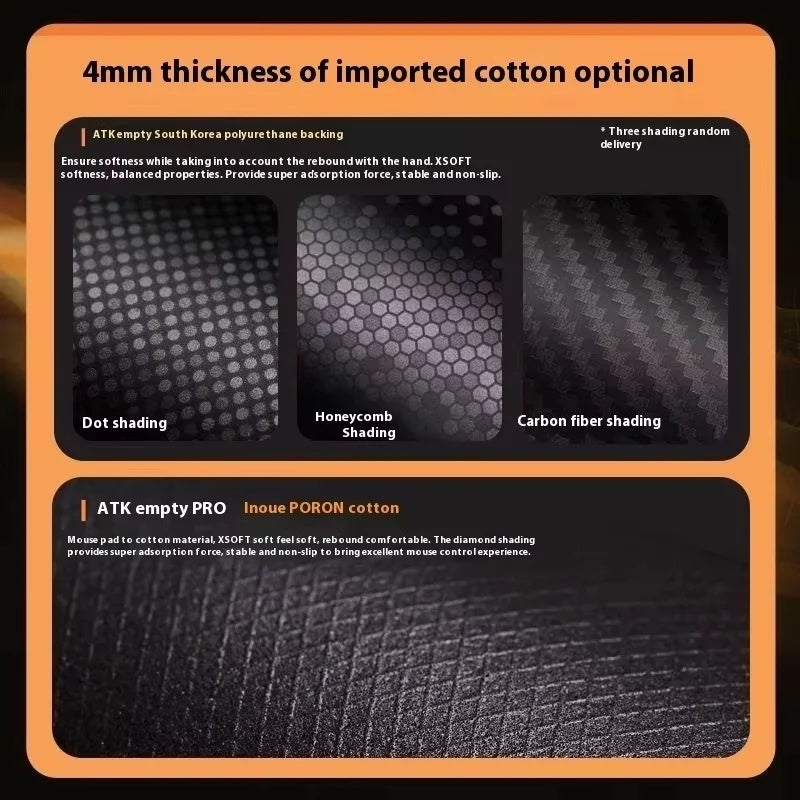 ATK Kong XSoft Gaming Mouse Pad, Poron Base Anti-Slip Desk Mat for 60%-80% Mechanical Keyboards, for Esports - Image 5