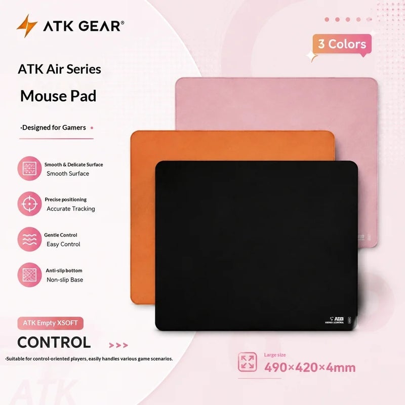 ATK Kong XSoft Gaming Mouse Pad, Poron Base Anti-Slip Desk Mat for 60%-80% Mechanical Keyboards, for Esports - Image 2