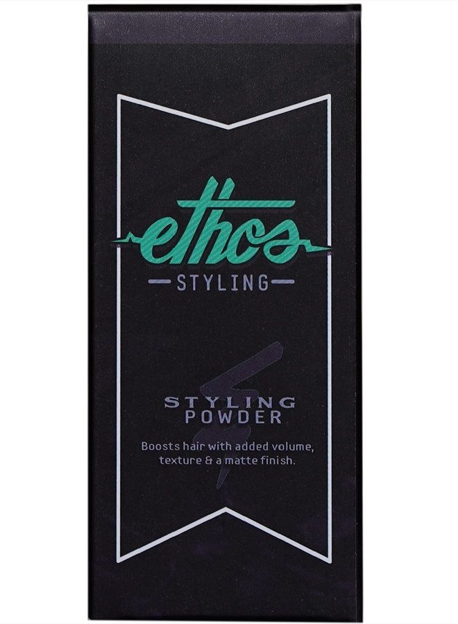 Ethos Styling Texture Powder - Texturizing & Mattifying Hair Powder for Men - Grooming, Volumizing & Hair Styling Products for Extra Volume, Control & Strong All-Day Grip - Matte, Wavy Finish - 20g - Image 3