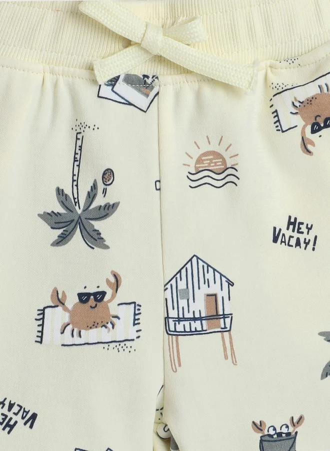 victor and jane Victor And Jane Boys All Over Print T-Shirt and Shorts Set