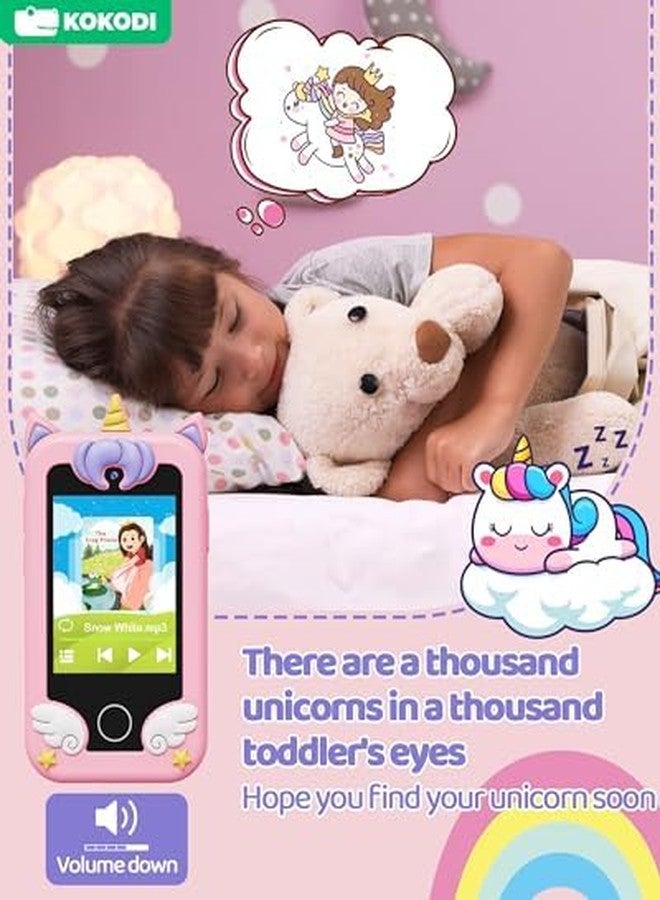 Kokodi Kids Smart Phone, Touchscreen Hd Dual Camera Cell Phone For Kids, Christmas Birthday Gifts Dinosaur Child Play Girls 3-10, Travel Toy Preschool Learning Education - Image 2