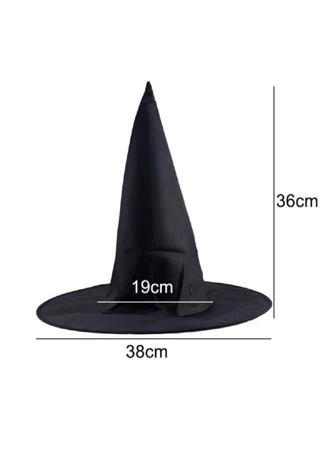Ankelesz 3Pcs Halloween Witch Hats for Women Costume Witch Hat Costume Accessory for Halloween Party Decorations - Image 5