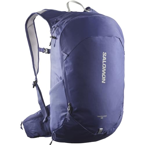 Salomon Unisex Trailblazer 20, Hiking & Trekking Backpack, 20-Liter - Mazarine Blue/Ghost Gray - Image 5