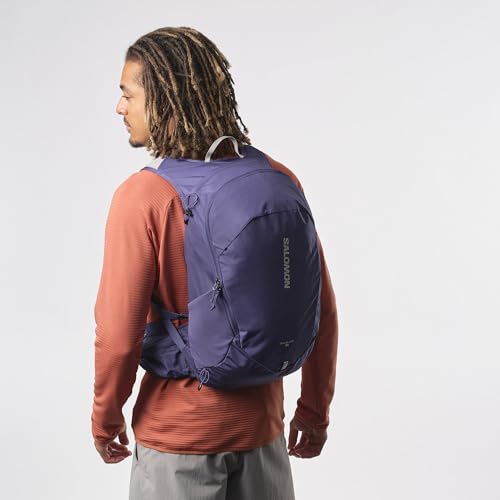 Salomon Unisex Trailblazer 20, Hiking & Trekking Backpack, 20-Liter - Mazarine Blue/Ghost Gray - Image 4