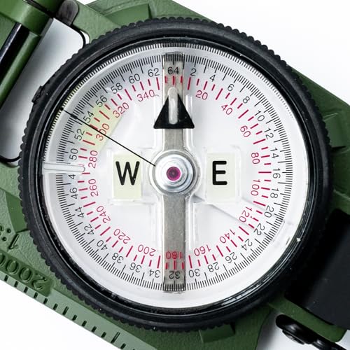 Brunton Model 94 Advanced Lensatic Compass Military Grade Phosphorescent Aluminum Body Made in USA - Image 3