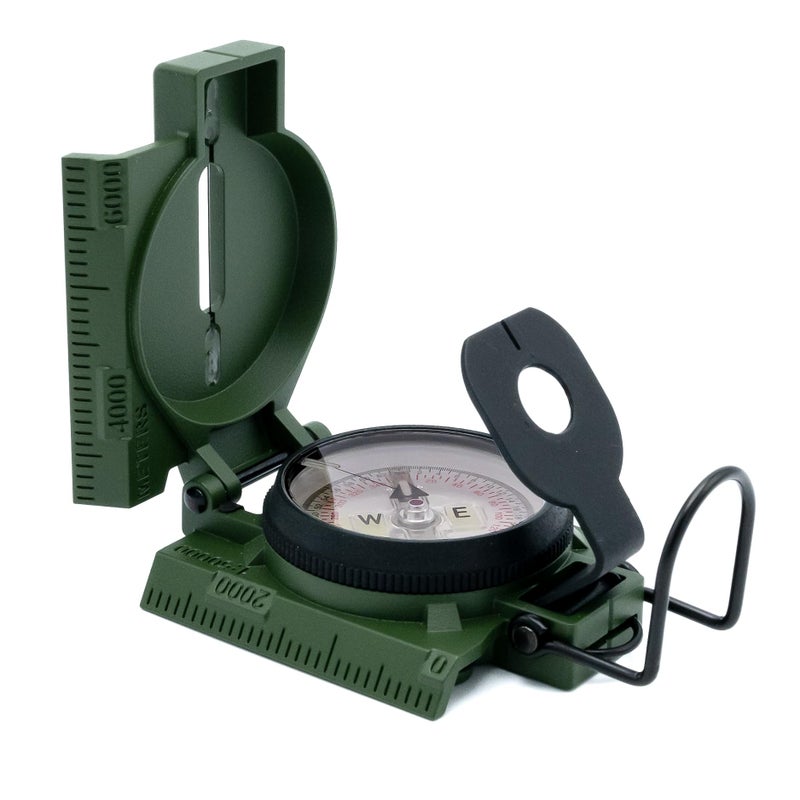 Brunton Model 94 Advanced Lensatic Compass Military Grade Phosphorescent Aluminum Body Made in USA - Image 2