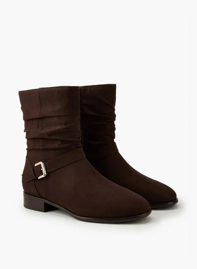 Flora Bella By Shoexpress Women's Zip Closure Ankle Boots