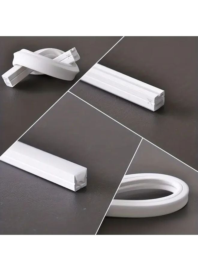 10M 32 81FT Silicone LED Diffuser Flexible Strip Light Cover White Neon Rope Lights For Indoor Decorative Ambient Home Lighting - Image 4