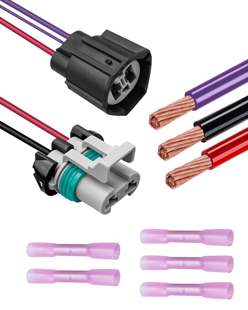 TIKSCIENCE Cooling Fan Control Relay Module Connector Plug Wire Harness Replace 902-209 6W1Z8B658AC Fit for Ford Crown Victoria Focus Lincoln Town Car Mercury Grand Marquis Mazda M3 - Image 1