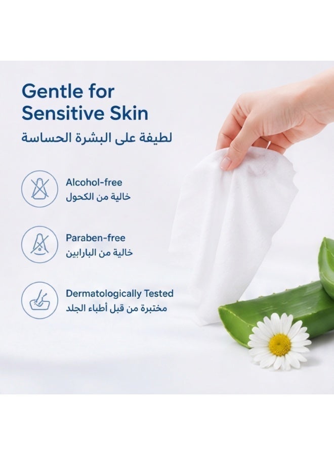 KOYIS Flushable Wet Wipes, Biodegradable Wet Toilet Paper, Plant-Based Fibres, Septic & Sewer Safe, Alcohol-Free, Gentle for Sensitive Skin - 4 Packs - Image 5
