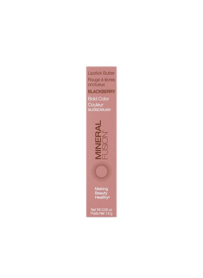 Mineral Fusion Lipstick Butter Blackberry 0.06 Ounce  - Image 3