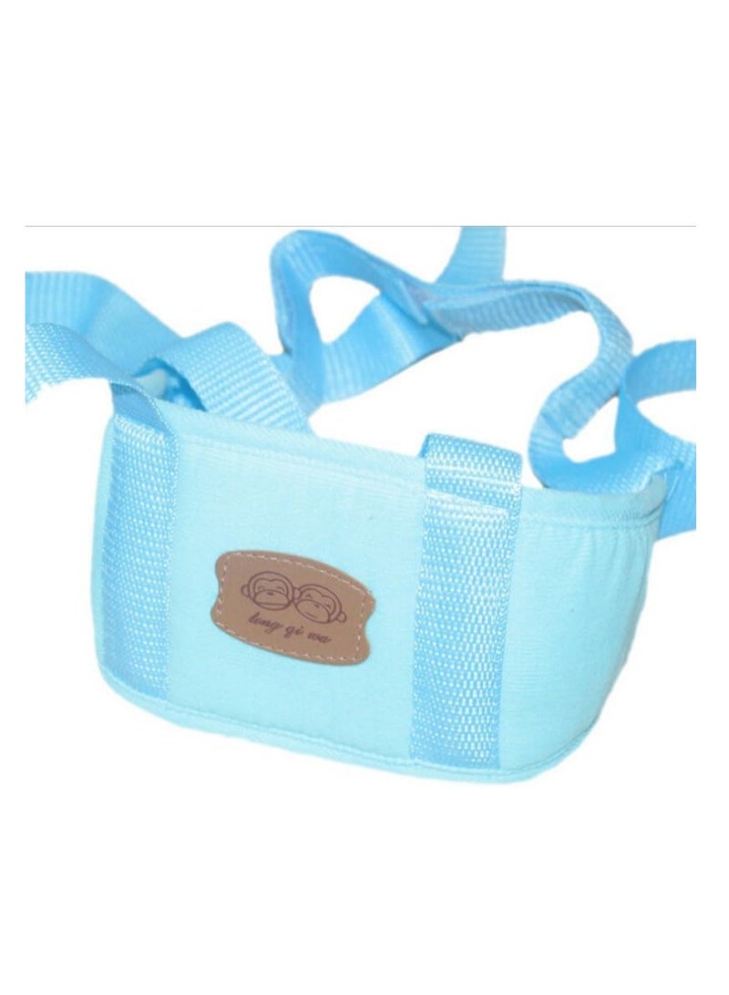 Plan A Baby Walking Learning Belt Adjustable Safety Harness Toddler Learning Walking Aid (Light Blue) - Image 1