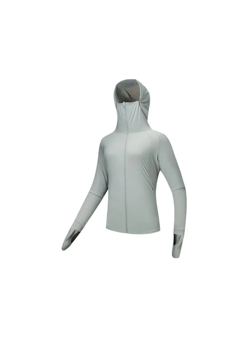 ANTA OUTDOORS Knitted Sports Top Grey