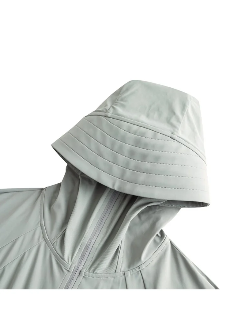 انتا بلوزة رياضية محبوكة خارجية رمادية