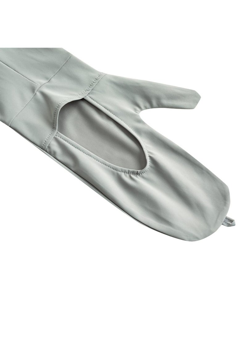 انتا بلوزة رياضية محبوكة خارجية رمادية - Image 3