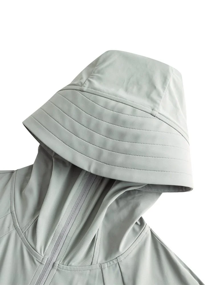 Anta Grey Women’s UPF50+ Hooded Sun-Protective Jacket for Women | Best Price UAE