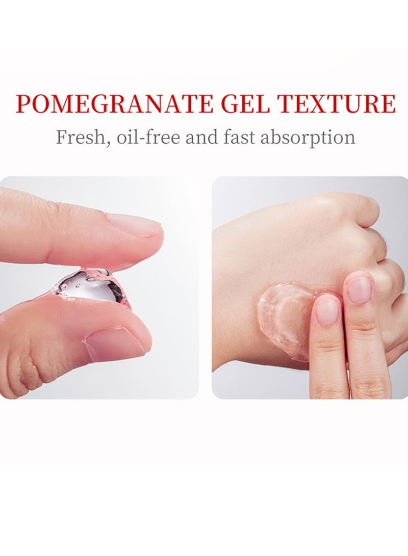 YOUBUY 300g Pomegranate Soothing Gel Moisturize Hydrate Skin Fresh Oil Free and Fast Absorption Antioxidant Pomegranate Gel for Face and Skin Nourish Smooth and Deep Hydration Antifungal Cream - Image 4