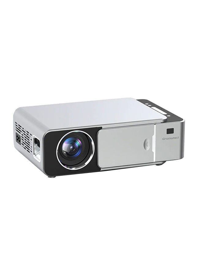 Android 3500 Lumens/Screen Size Upto 120 Inch For Small/Big Room Native Res 720P Download Apps Bluetooth Wifi Home Theater Portable Projectors With Hdmi/Usb/Av Ports 89 Silver