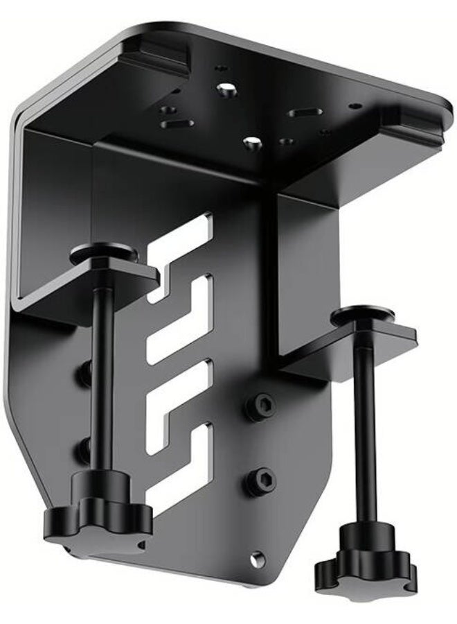 موزة مشبك طاولة MOZA Flight Base، مصنوع من الفولاذ عالي القوة، وسمك اللوحة 5 مم، وقابل للتعديل حتى عرض سطح المكتب 70 مم، لون أسود - AS004 - Image 4