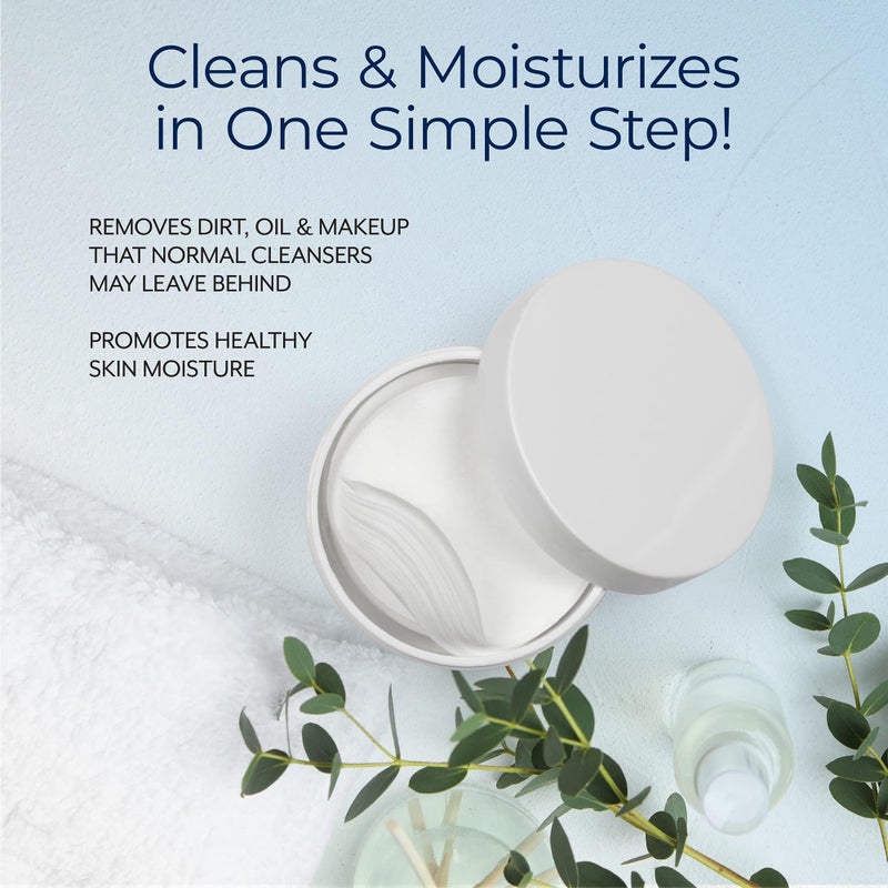 Plexaderm Reset and Replenish Pads with Hyaluronic Acid - remove Dirt, Oil & Makeup and Hydrate Skin - Image 2