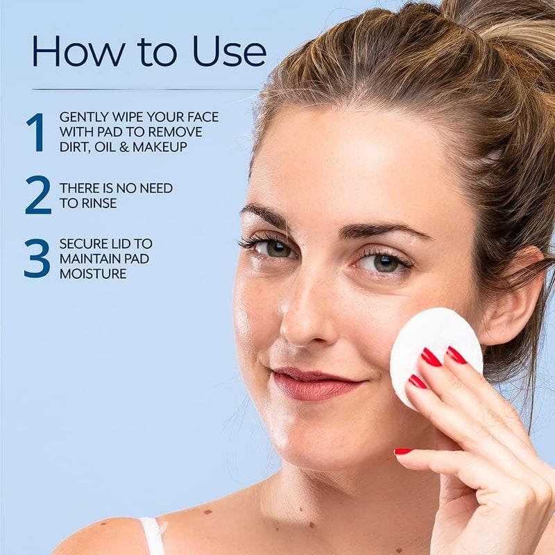 Plexaderm Reset and Replenish Pads with Hyaluronic Acid - remove Dirt, Oil & Makeup and Hydrate Skin - Image 5