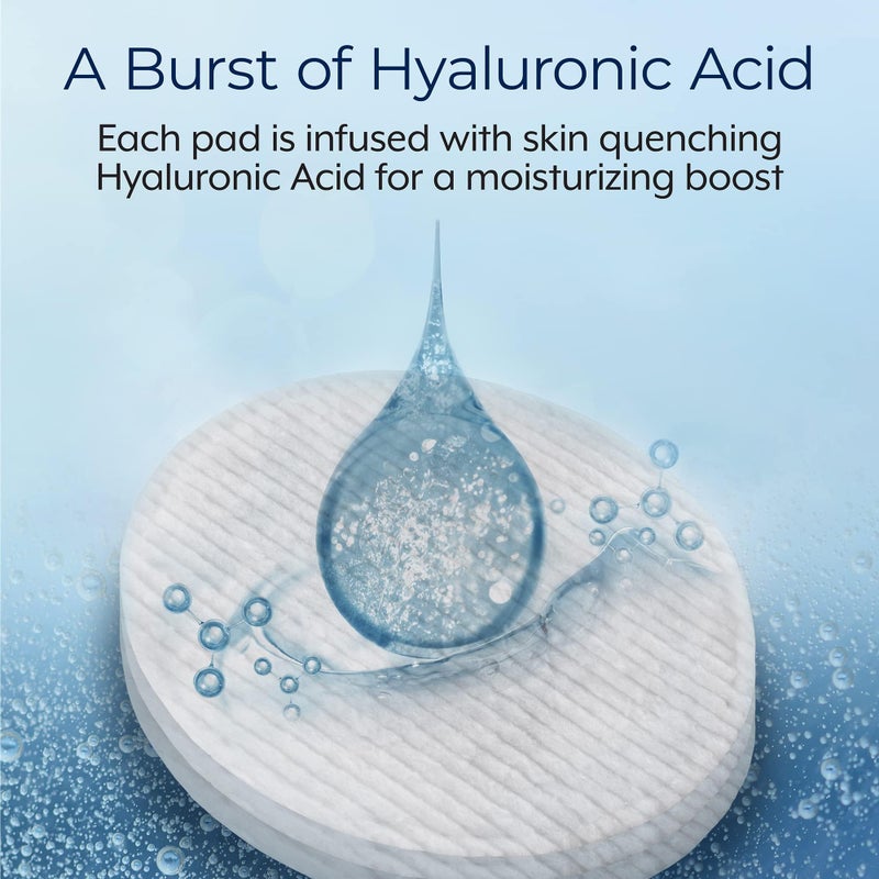 Plexaderm Reset and Replenish Pads with Hyaluronic Acid - remove Dirt, Oil & Makeup and Hydrate Skin - Image 3