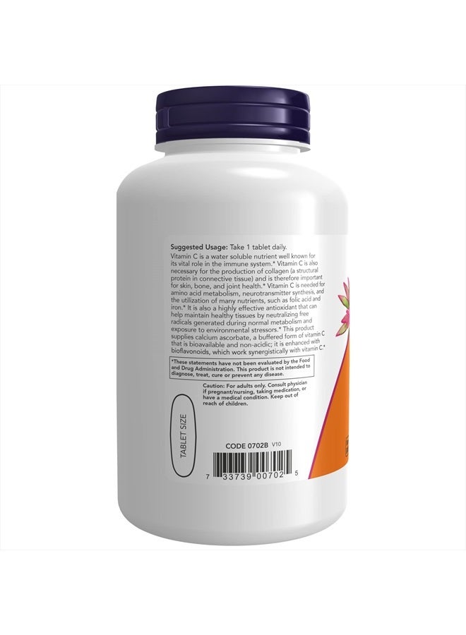 now Supplements, Vitamin C-1000 Complex with 250 mg of Bioflavonoids, Buffered, Antioxidant Protection*, 180 Tablets - Image 3