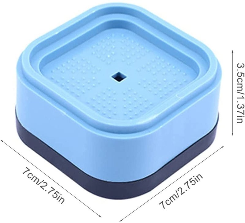 Raxon Innovation Raxon Innovtion Washing Machine Leveling Feet Anti Walk Pads Shock Absorber Furniture Lifting Base Shock Absorber Noise Cancelling AntiVibration AntiSlip Washing Machine Feet Blue Pack of 2 - Image 3
