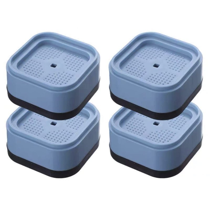 Raxon Innovation Raxon Innovtion Washing Machine Leveling Feet Anti Walk Pads Shock Absorber Furniture Lifting Base Shock Absorber Noise Cancelling AntiVibration AntiSlip Washing Machine Feet Blue Pack of 2 - Image 2