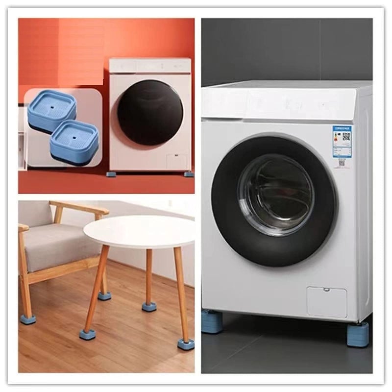 Raxon Innovation Raxon Innovtion Washing Machine Leveling Feet Anti Walk Pads Shock Absorber Furniture Lifting Base Shock Absorber Noise Cancelling AntiVibration AntiSlip Washing Machine Feet Blue Pack of 2 - Image 4