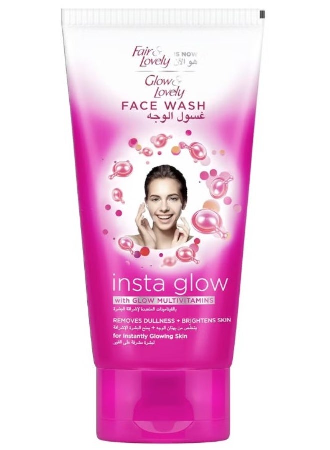 Fair & Lovely Insta Glow Multi-Vitamin Facial Wash for Radiant Skin - 150g - Image 1