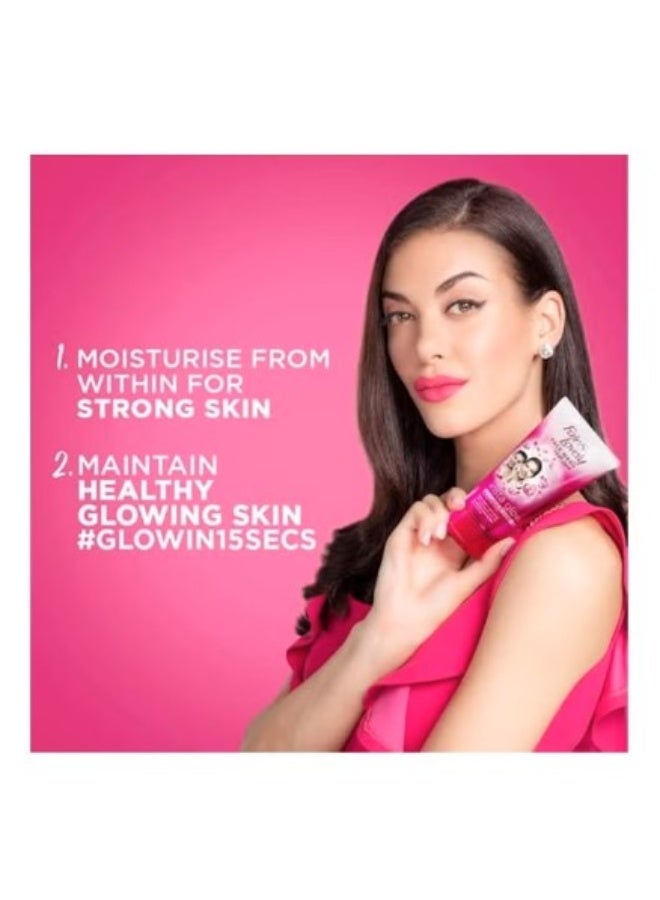 Fair & Lovely Insta Glow Multi-Vitamin Facial Wash for Radiant Skin - 150g - Image 3