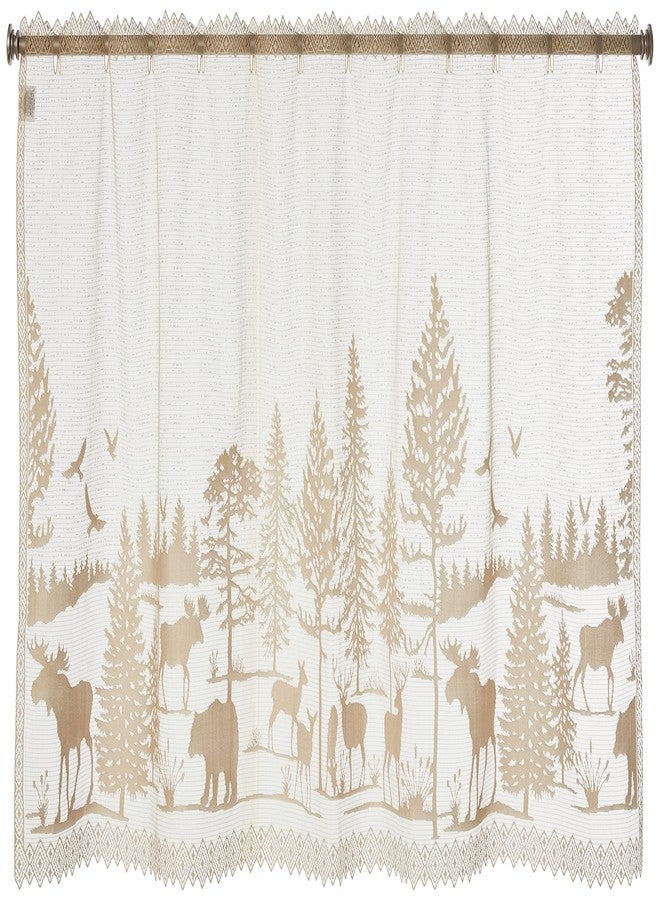 Heritage Lace 6405NA-6030 Natural 60"X30" Lodge Hollow Tier - Image 1