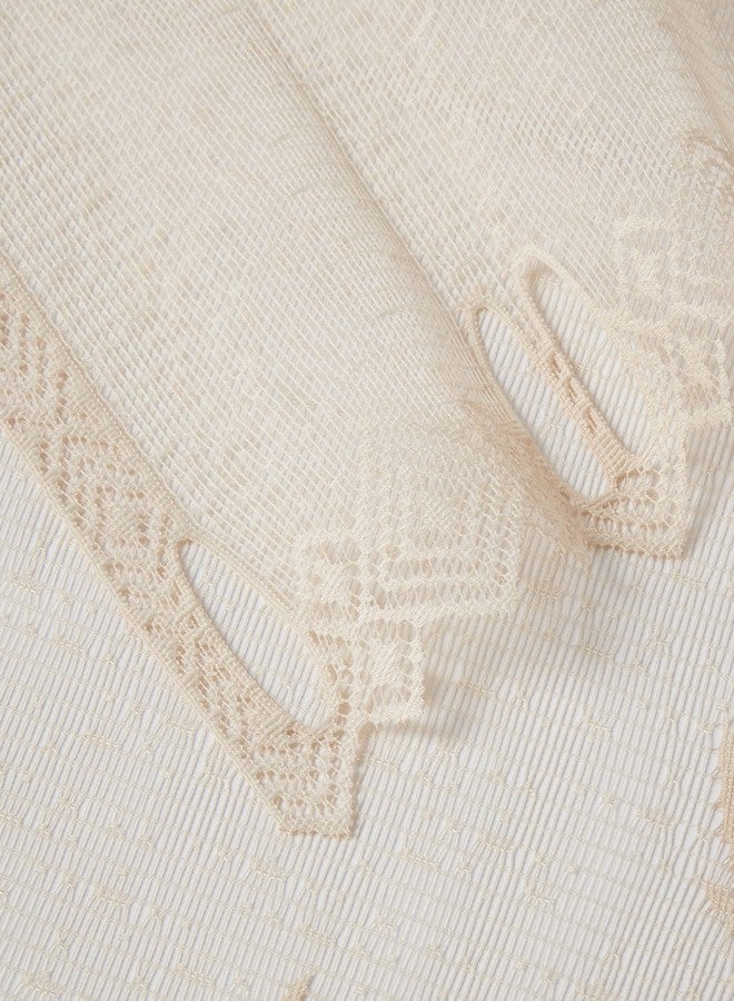 Heritage Lace 6405NA-6030 Natural 60"X30" Lodge Hollow Tier - Image 3