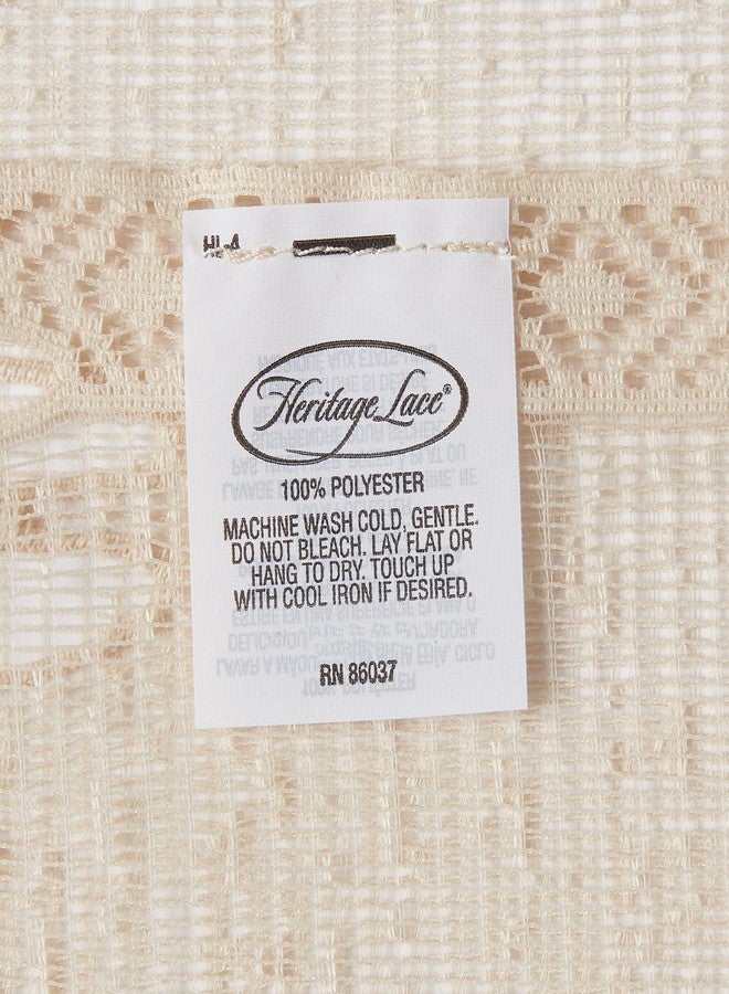 Heritage Lace 6405NA-6030 Natural 60"X30" Lodge Hollow Tier - Image 4