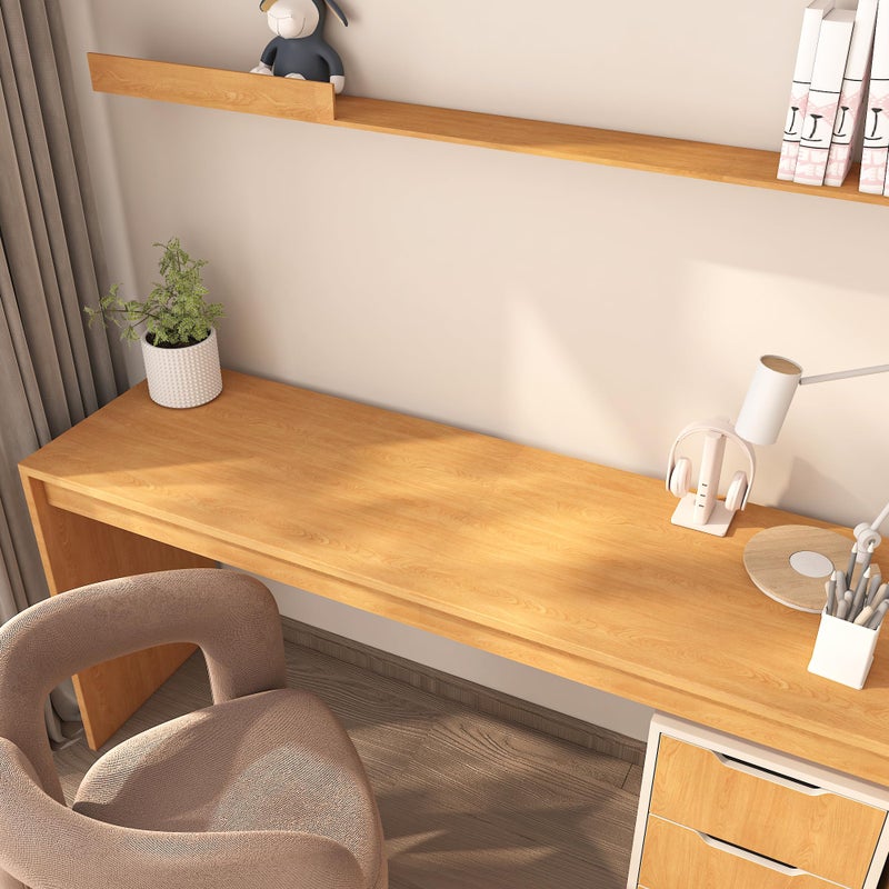 Boobest Brown Wood Contact Paper Peel and Stick Wood Grain Wallpaper Self Adhesive Waterproof Removable Walnut Contact Paper for Cabinets Countertops Vinyl Wrap 15.7"x118" Wood Laminate Sheets for Furniture - Image 3