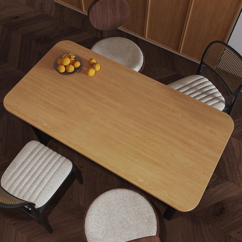 Boobest Brown Wood Contact Paper Peel and Stick Wood Grain Wallpaper Self Adhesive Waterproof Removable Walnut Contact Paper for Cabinets Countertops Vinyl Wrap 15.7"x118" Wood Laminate Sheets for Furniture - Image 5