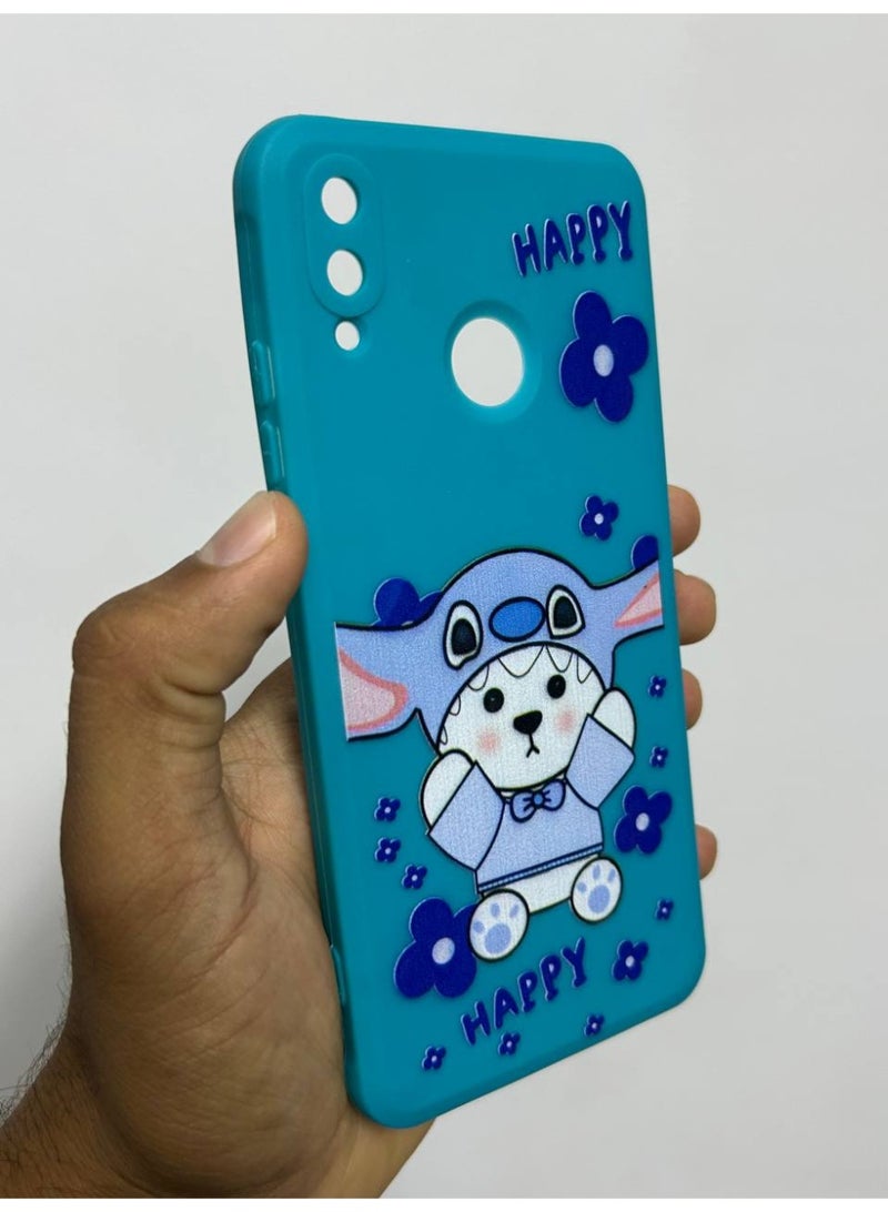 جراب خلفي بتصميم كرتوني جديد متوافق مع هاتف هواوي Y9 2019 - Image 2