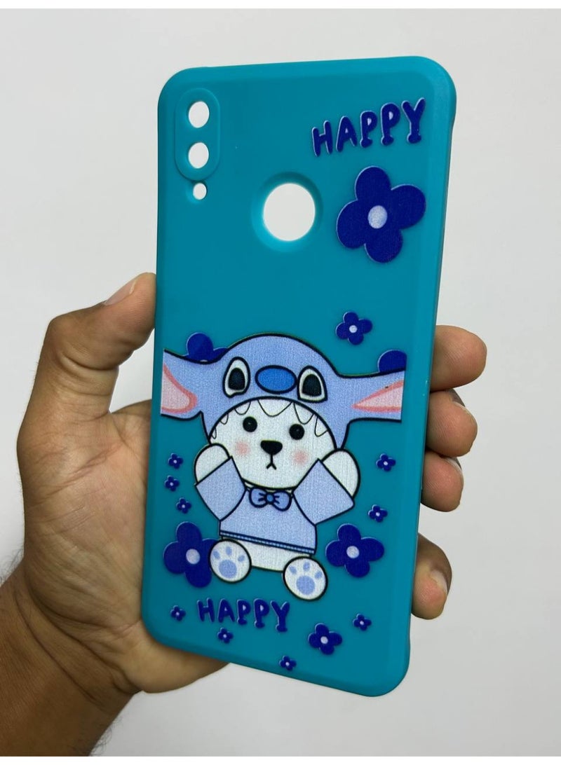 جراب خلفي بتصميم كرتوني جديد متوافق مع هاتف هواوي Y9 2019 - Image 1