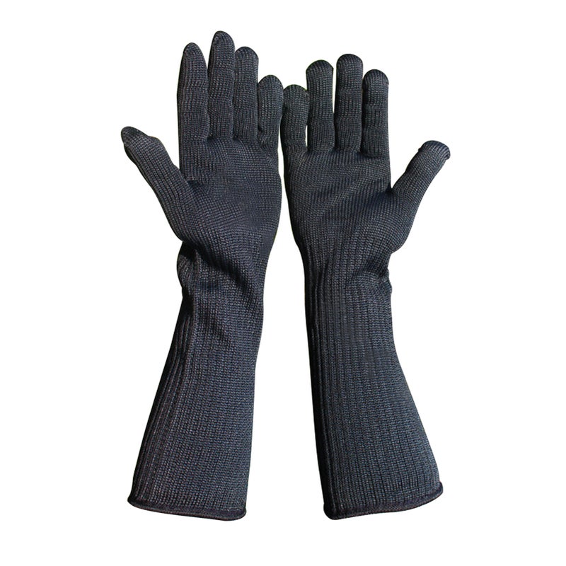 Cut Gloves High Performance Level 5 Protection with Long Forearm Stainless Steel Wire Mesh Cut Safty Working Gloves for Welding Gardening Kitchen - Image 1