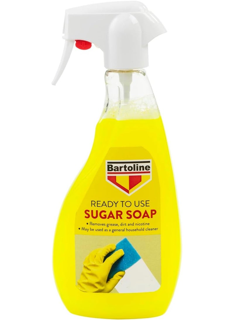 Bartoline Ready to Use Sugar Soap Spray 500ml – Multi-Surface Cleaner & Pre-Paint Cleaner - Image 1