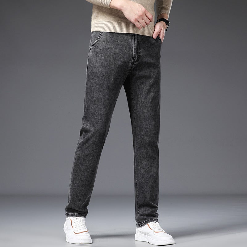 Unisex Classic Denim Jeans Loose Fit Daily Outdoor Wear - Image 4