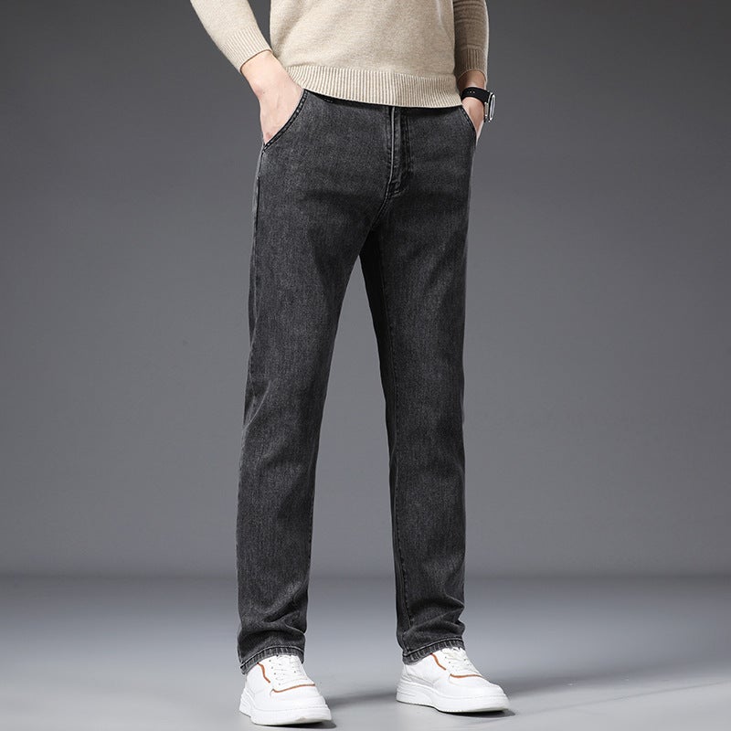 Unisex Classic Denim Jeans Loose Fit Daily Outdoor Wear - Image 3