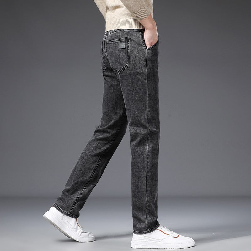 Unisex Classic Denim Jeans Loose Fit Daily Outdoor Wear - Image 2