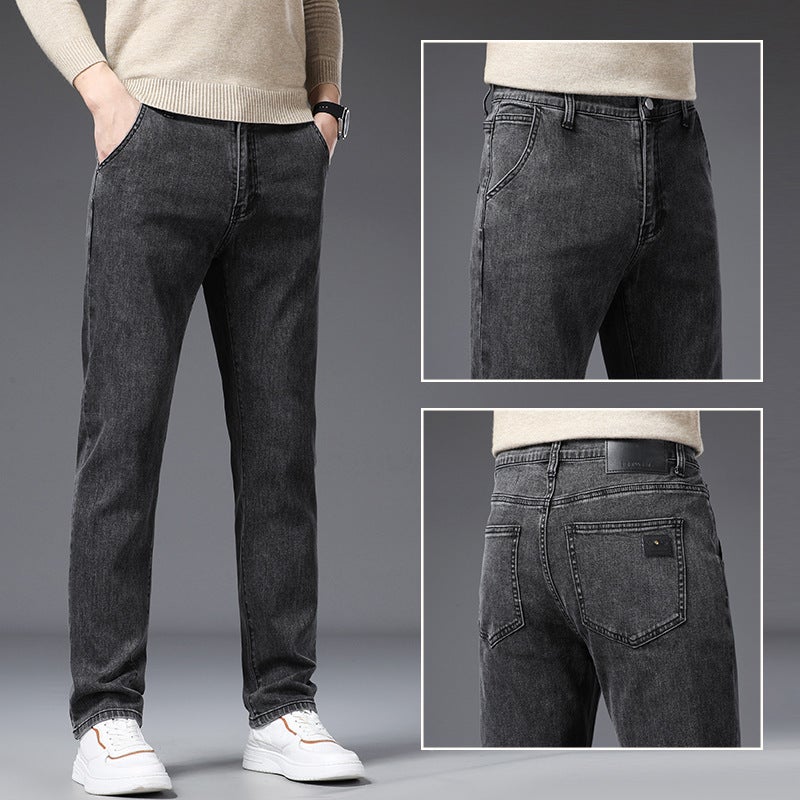 Unisex Classic Denim Jeans Loose Fit Daily Outdoor Wear - Image 5