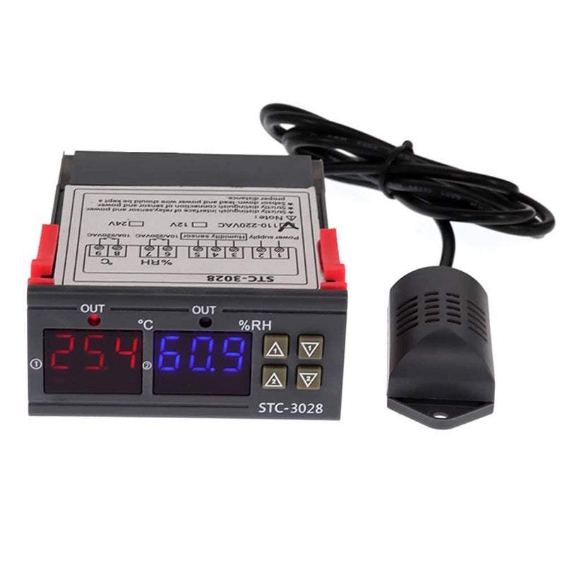 TMW TM&W- STC-3028 AC 220V Digital Air Humidity Temperature controller used for multiple applications like commercial, industrial egg incubator, air conditioner cabinet - Image 3
