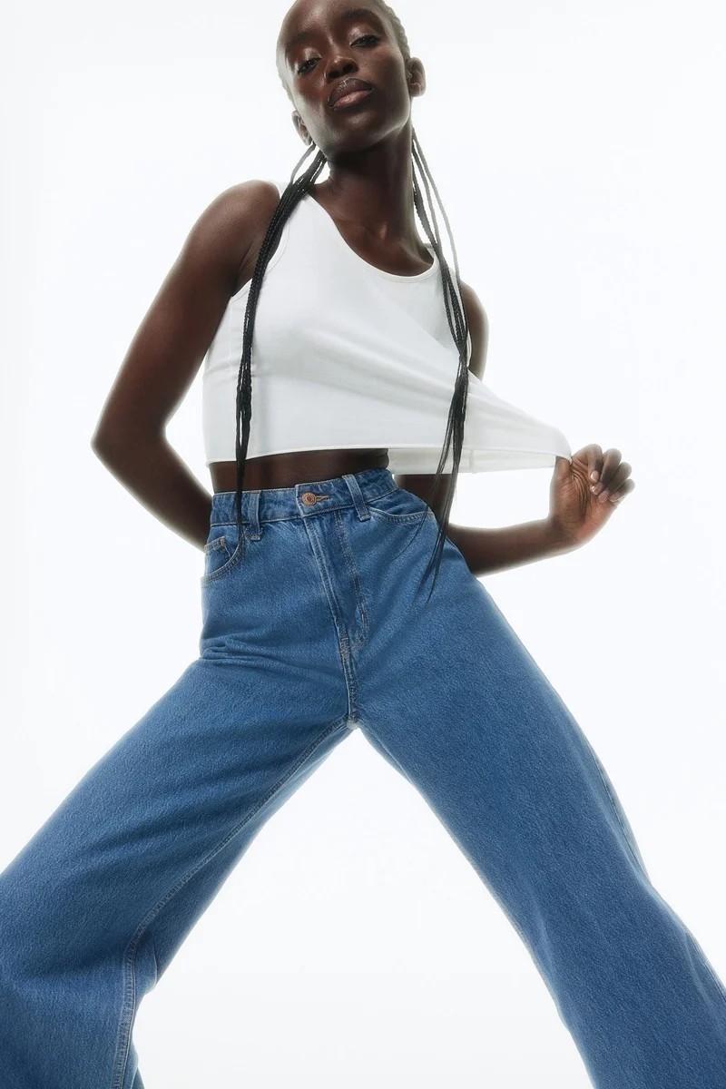 H&M Wide Ultra High Jeans