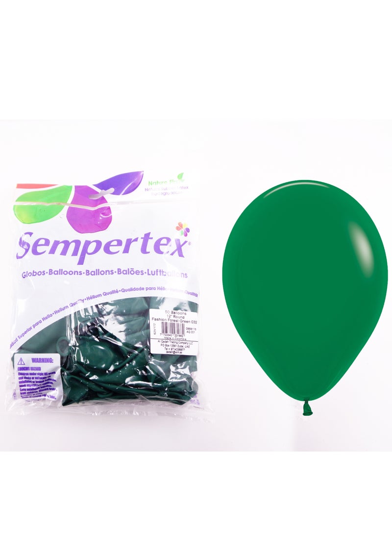 Sempertex 12-Inch Latex Balloons, Forest Green - Image 3