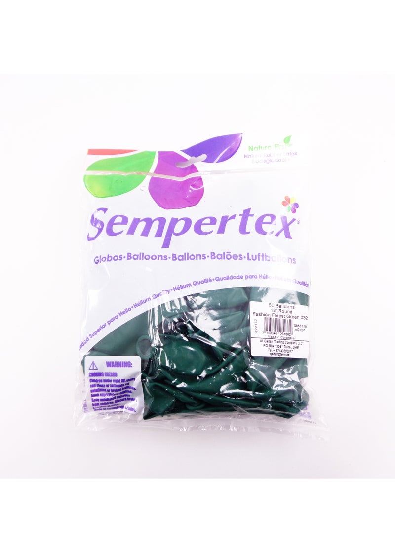 Sempertex 12-Inch Latex Balloons, Forest Green - Image 2