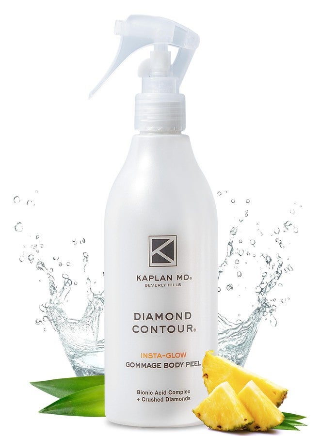 KAPLAN MD Diamond Contour Insta-Glow Gommage Body Peel – Body Exfoliator & Skin Peel with Glycolic Acid, Pineapple Ceramides & Crushed Diamonds - Exfoliating for Smooth, Radiant Skin, 3.4 fl oz - Image 1